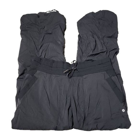 Lululemon lined dance studio pant black adjustable drawcor ankle 31" - Picture 8 of 13